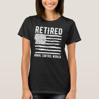 Gepensioneerde Dierencontrolewerker Beroep Amerika T-shirt