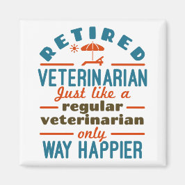Gepensioneerde diergeneeskundige verzorging magneet