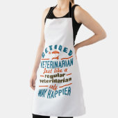 Gepensioneerde diergeneeskundige verzorging schort (Insitu)