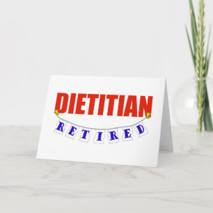 gepensioneerde diëtist kaart