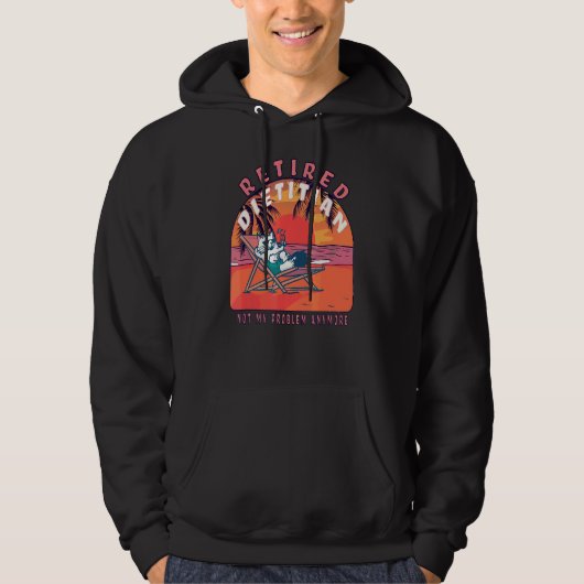Gepensioneerde Dietitian Retirement Hoodie (Voorkant)
