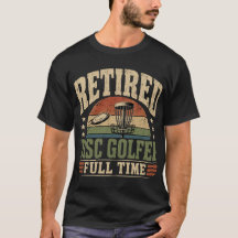 Gepensioneerde Disc Golfer Volledige Tijd Vintage