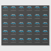 Gepensioneerde dokter Husband Stethoscoop pap Cadeaupapier (Vlak)