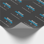 Gepensioneerde dokter Husband Stethoscoop pap Cadeaupapier (Hoek)