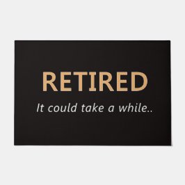 Gepensioneerde Doormat Deurmat