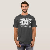 Gepensioneerde elektricien Apparel - Top Funny Des (Voorkant volledig)