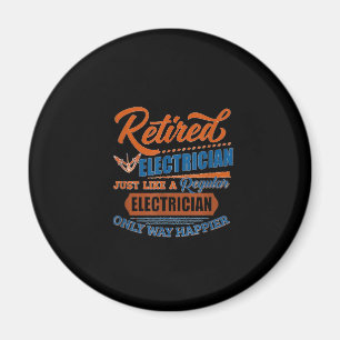 Gepensioneerde elektricien - Elektrische cadeautje Magneet