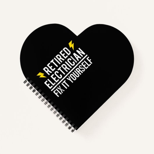 Gepensioneerde elektricien lossen het zelf op Funn Notitieboek (Voorkant)