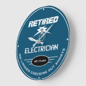 Gepensioneerde elektronicabliklamp Funny Slogan Bl Grote Klok (Hoek)