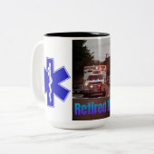 Gepensioneerde EMT Coffee Mok met Star of Life (Voorkant links)