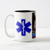 Gepensioneerde EMT Coffee Mok met Star of Life (Links)
