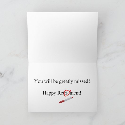 Gepensioneerde Engelse leraar verhaal kunst gesche Kaart (Binnen)