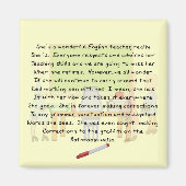 Gepensioneerde Engelse leraar verhaal kunst gesche Magneet (Voorkant)