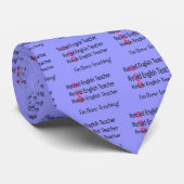 Gepensioneerde Engelse lesgeven Stropdas (Opgerold)