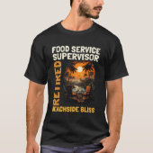 Gepensioneerde Food Service Supervisor - Funny Ret T-shirt (Voorkant)