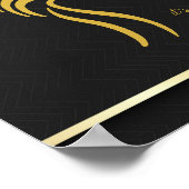 Gepensioneerde gecertificeerde Flamingo Collector  Poster (Hoek)