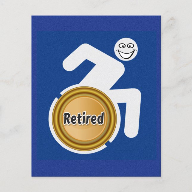 Gepensioneerde gehandicapte (Voorkant)
