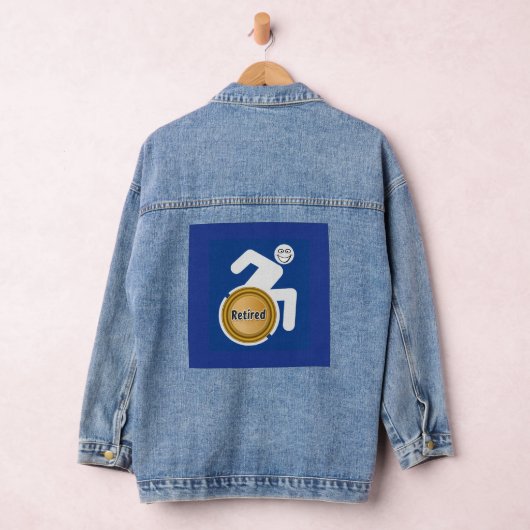 Gepensioneerde gehandicapte denim jacket (Hangar)