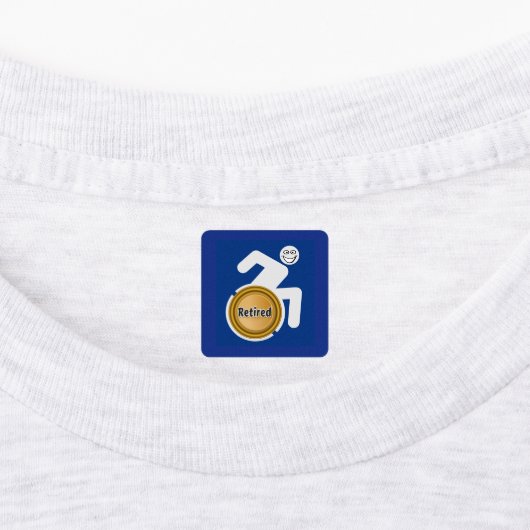 Gepensioneerde gehandicapte labels (Aangebracht)