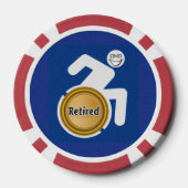 Gepensioneerde gehandicapte poker chips (Achterkant)