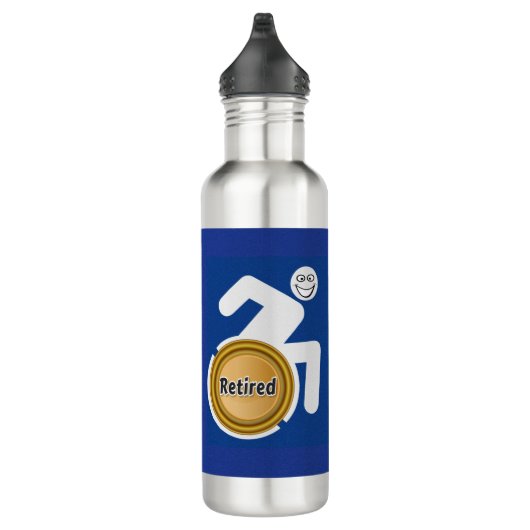 Gepensioneerde gehandicapte waterfles  (Rechts)