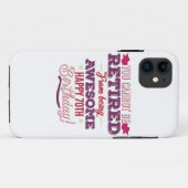 gepensioneerde geweldige 70e verjaardag gezegden Case-Mate iPhone case (Achterkant (horizontaal))