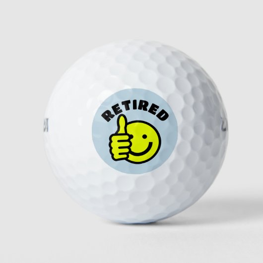 GEPENSIONEERDE GOLFBALLEN PENSIONERING (Voorkant)