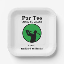 Gepensioneerde golfspeler Swinging in pensioen