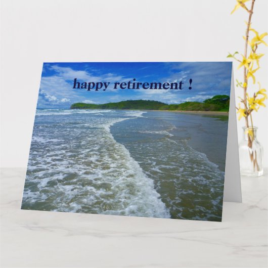 gepensioneerde golven groot kaart (Gele Bloem)