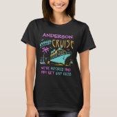 Gepensioneerde groep cruise Funny Ship Faced Perso T-shirt (Voorkant)