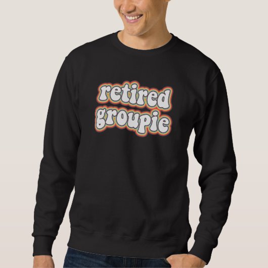 Gepensioneerde Groupie Roller Disco Outfit 70s Kos Trui (Voorkant)