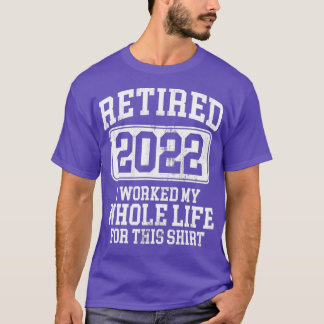 Gepensioneerde Humor 2022 T-shirt
