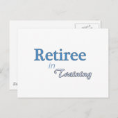 Gepensioneerde in Opleiding Briefkaart (Voorkant / Achterkant)