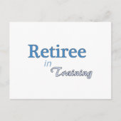 Gepensioneerde in Opleiding Briefkaart (Voorkant)