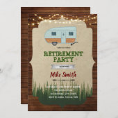  gepensioneerde kampeerpartij kaart (Voorkant / Achterkant)