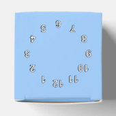 Gepensioneerde klok Humoristisch Bedankdoosjes (Bovenkant)