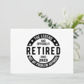 gepensioneerde koffie-mok 2023 kaart (Staand voorkant)