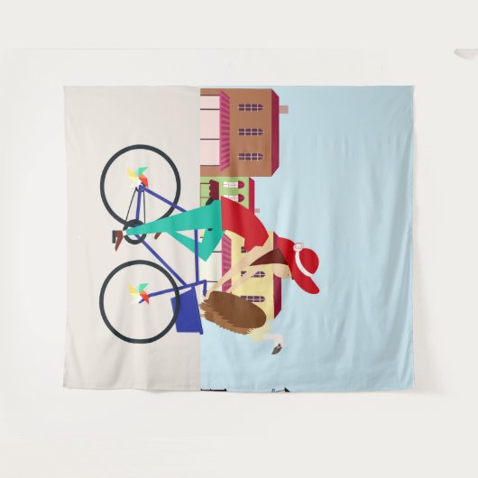 Gepensioneerde koning wandkleed (Voorkant (horizontaal))