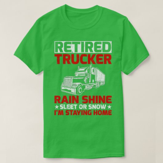 Gepensioneerde kramp in de kraker t-shirt (Design voorkant)