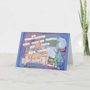 Gepensioneerde kunstgeschenken kaart
