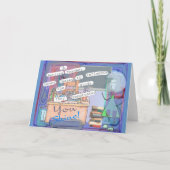 Gepensioneerde kunstgeschenken kaart (Voorkant)