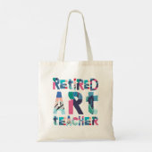 Gepensioneerde kunstleraar Opleiding Geld Tote Bag (Achterkant)
