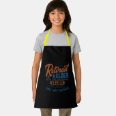 Gepensioneerde lassen, zoals een gewone lasser. schort (Insitu)