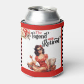 Gepensioneerde Legend Pinup Blikjeskoeler (Blikje Voorkant)