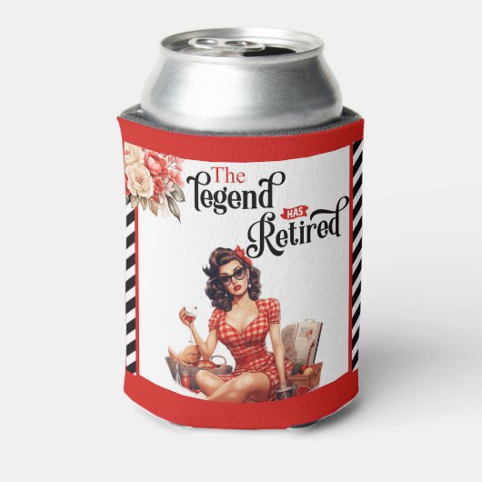 Gepensioneerde Legend Pinup Blikjeskoeler (Blikje Achterkant)