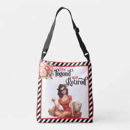 Gepensioneerde Legend Pinup Pensioen Partij Crossbody Tas