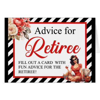 Gepensioneerde Legend Pinup Pensioen Partij Kaart