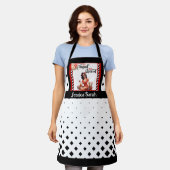 Gepensioneerde Legend Pinup Schort (Gedragen)