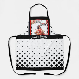 Gepensioneerde Legend Pinup Schort