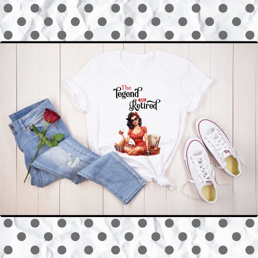 Gepensioneerde Legend Pinup T-shirt